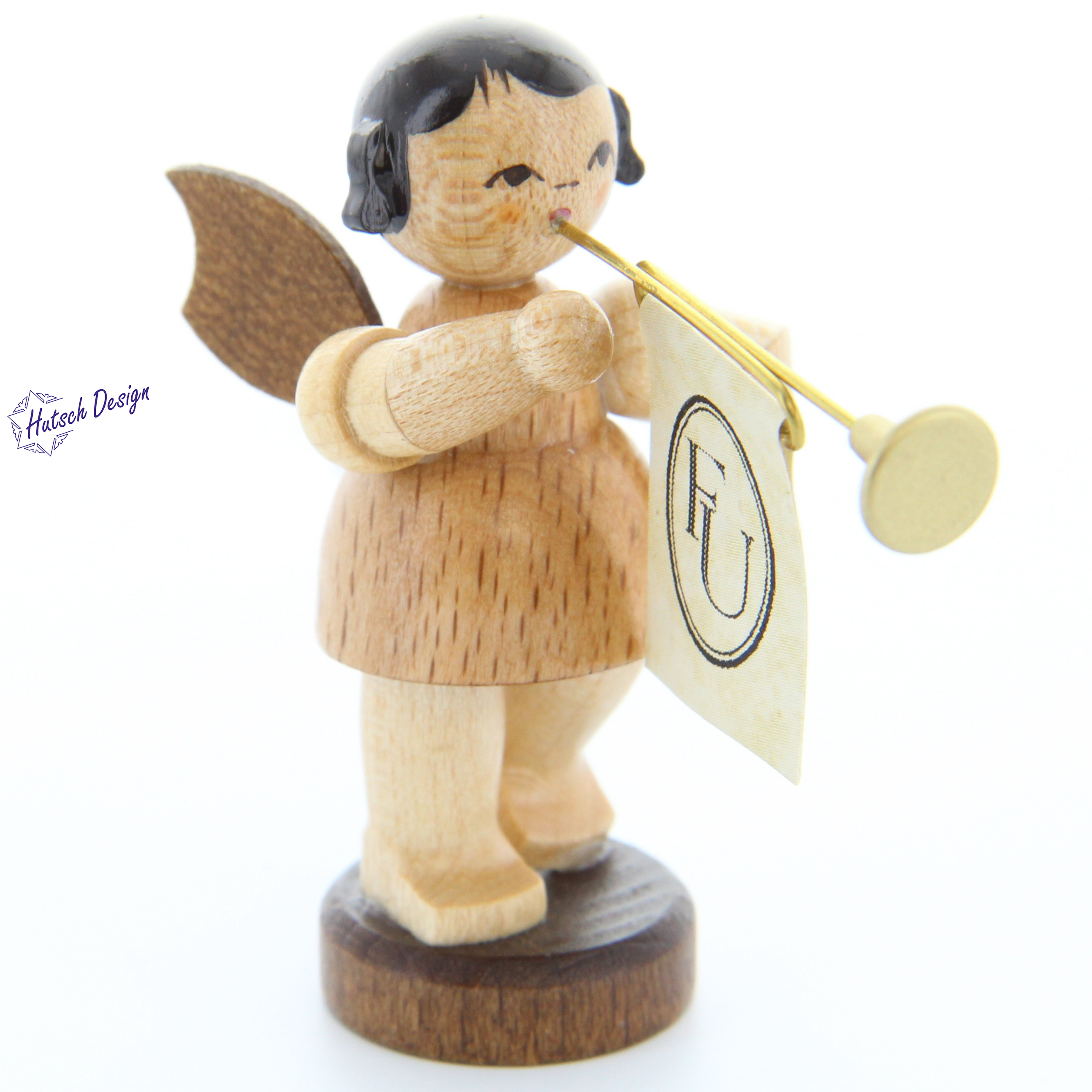 Engel stehend mit Fanfare, natur