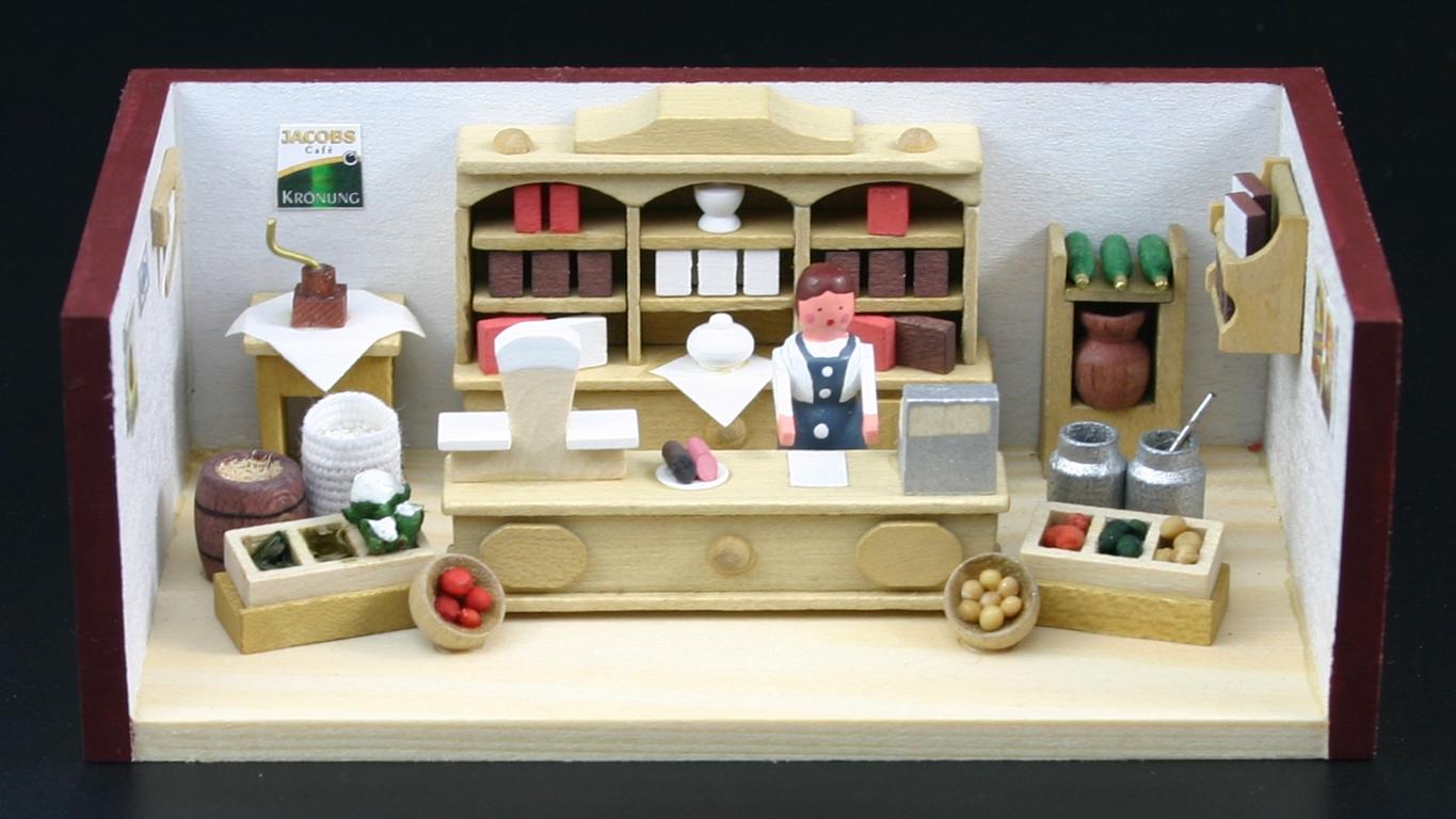 Miniaturstübchen Tante-Emma-Laden 11cm x 6cm x 4cm Miniaturstübchen Tante-Emma-Laden 11cm x 6cm x 4cm