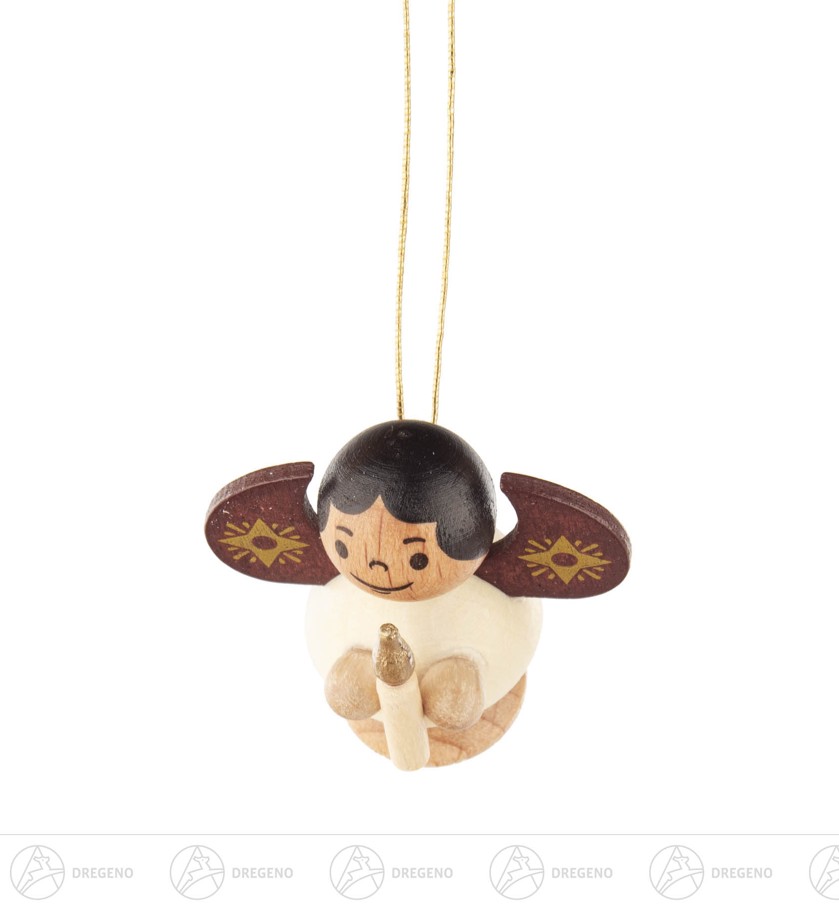 Behang Engel mit Kerze,natur 4cm Behang Engel mit Kerze,natur 4cm