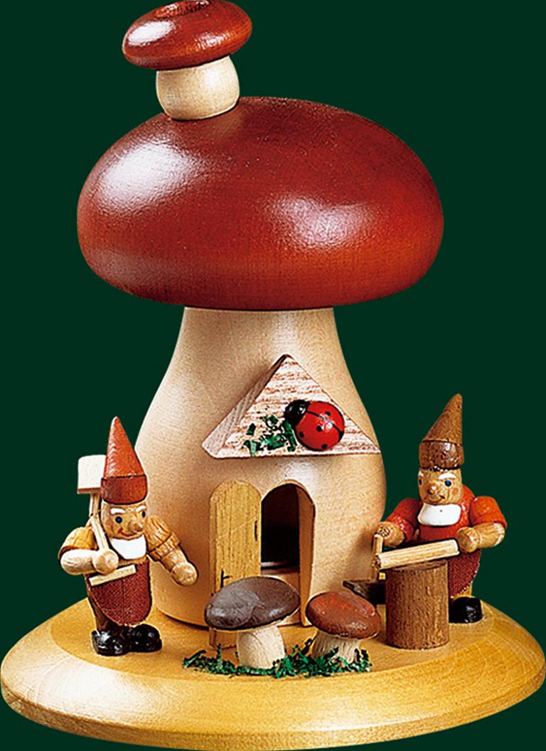 Räucherpilz Zwerge  13 cm