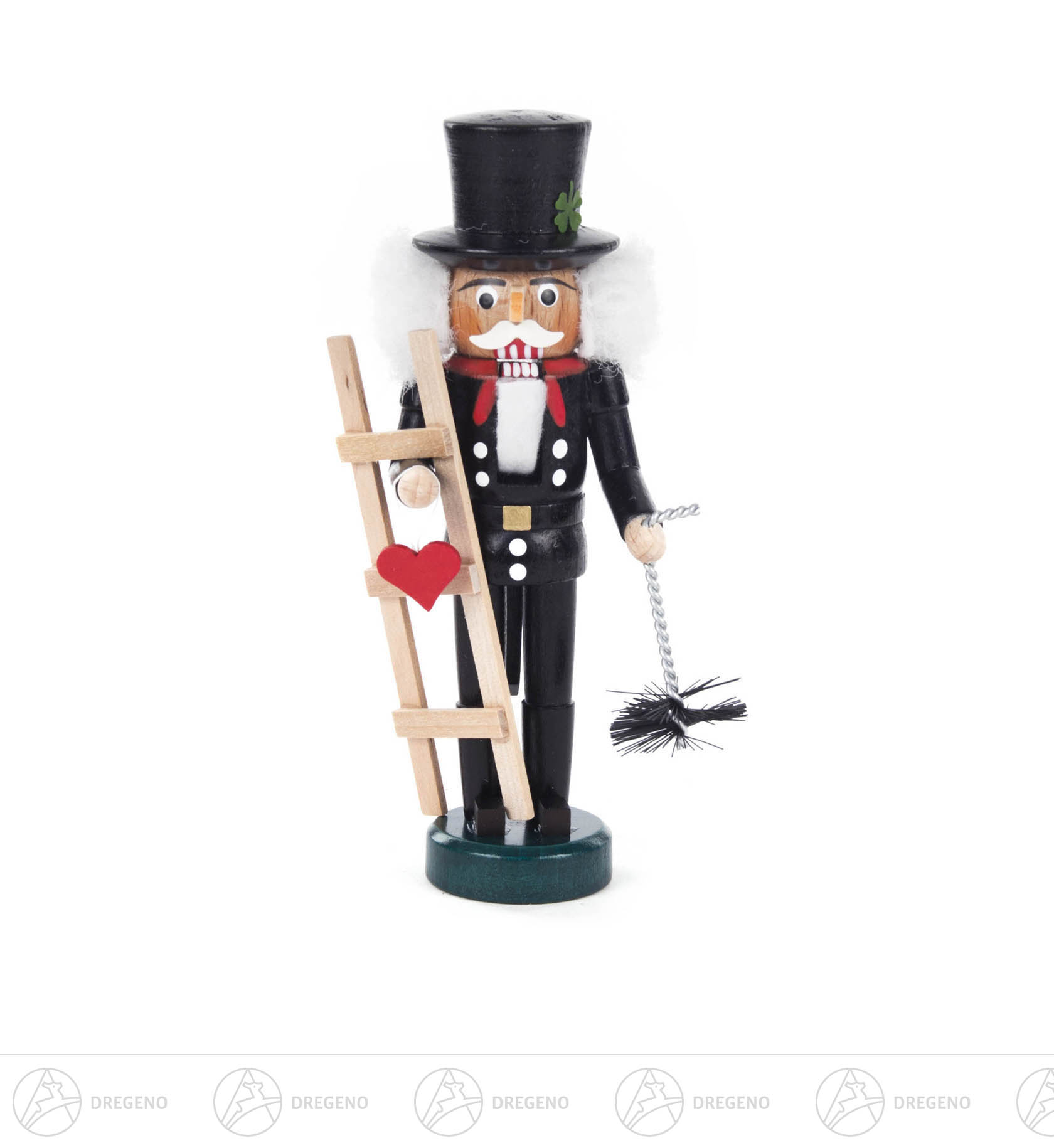 Nussknacker Schornsteinfeger schwarz, 13,5cm Nussknacker Schornsteinfeger schwarz, 13,5cm