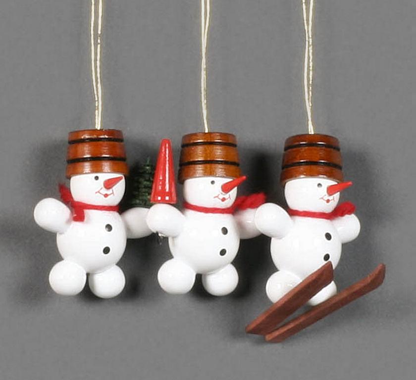Behang Schneemanntrio Satz 3 Behang Schneemanntrio Satz 3