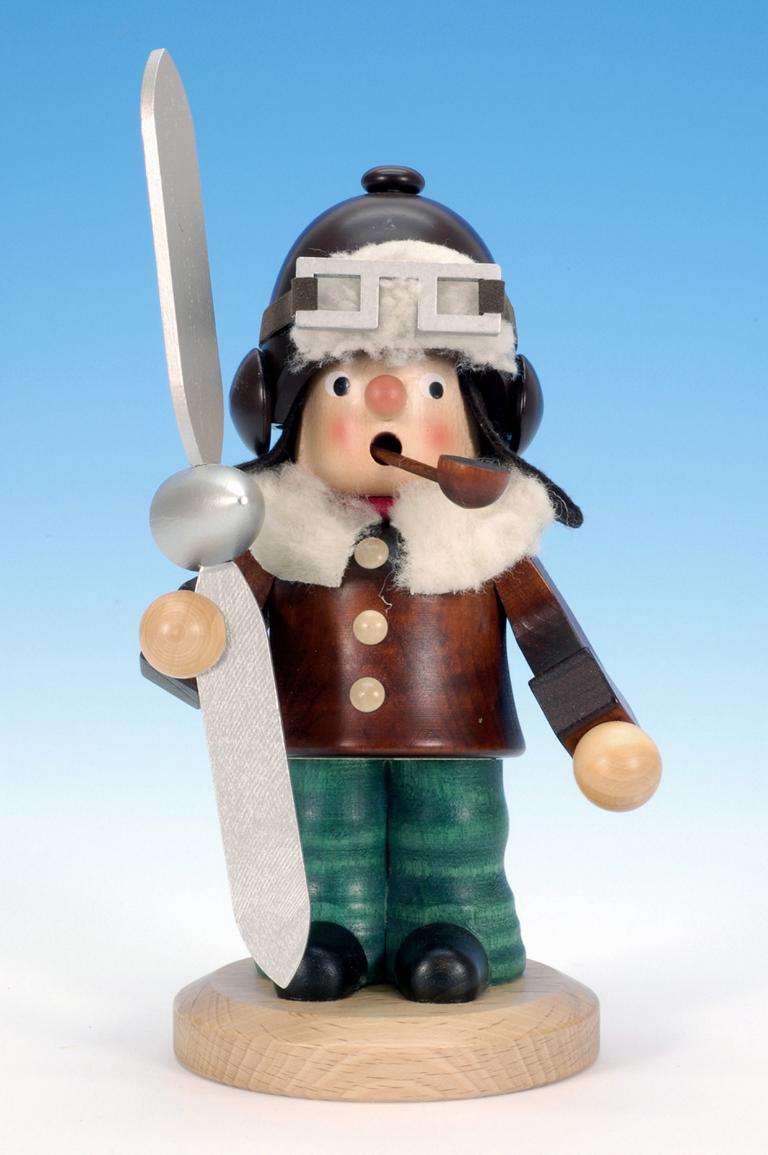 Räuchermann Pilot  21,5 cm