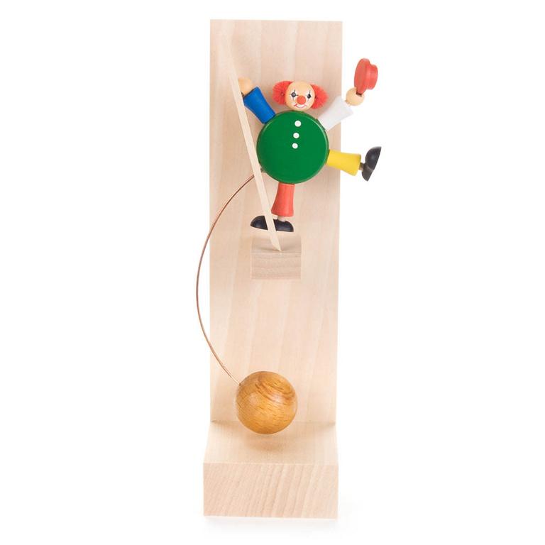 Schaukelfigur Clown Akrobat auf Leiter Schaukelfigur Clown Akrobat auf Leiter