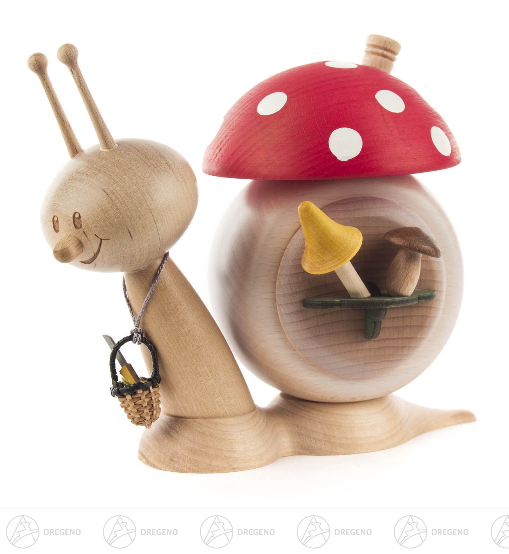 Räucherfigur Pilzschnecke