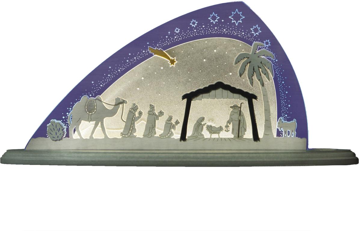 Motivleuchte Christi Geburt 47,0 x 22,0 x 8,2 cm