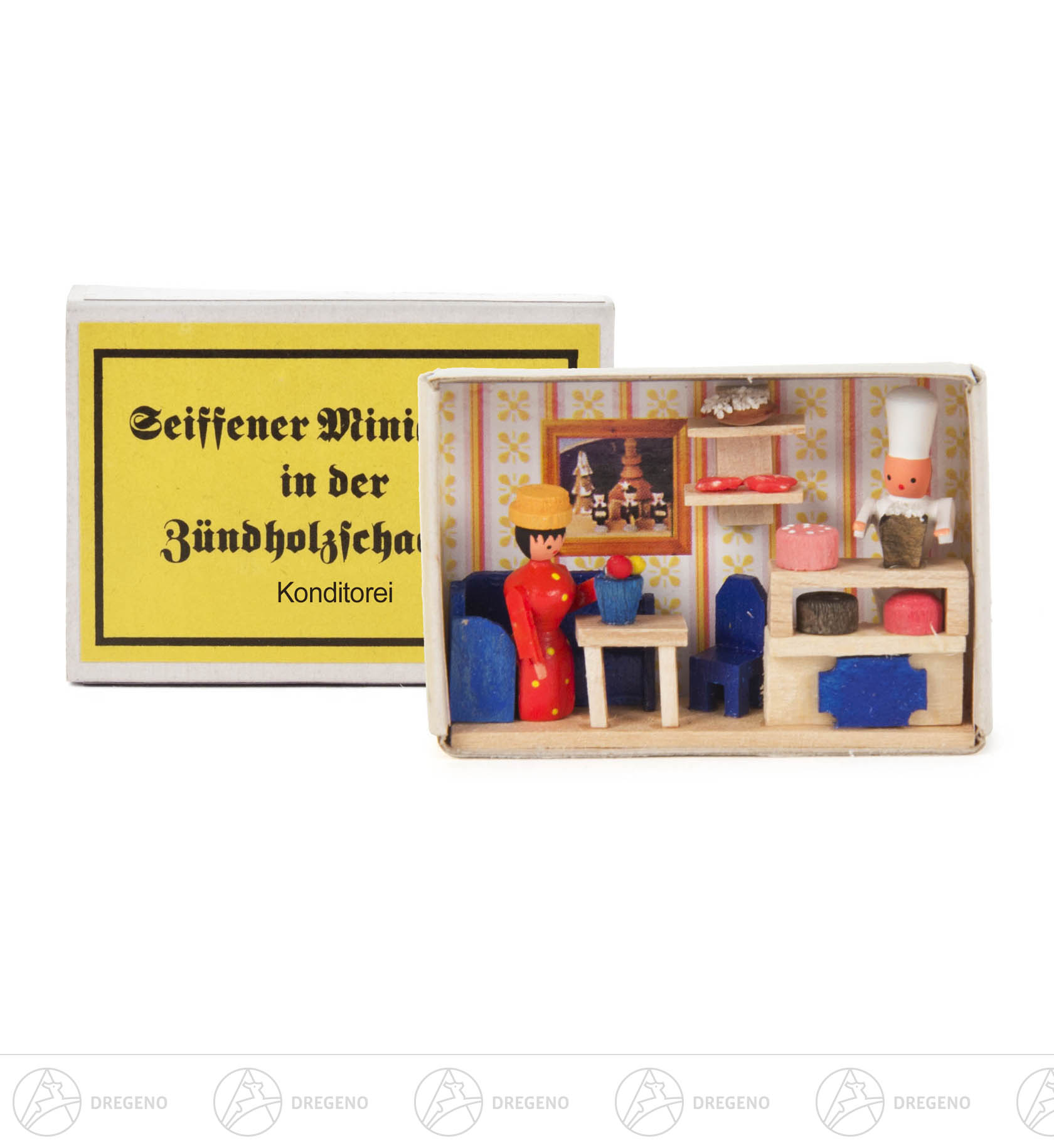 Zündholzschachtel Konditorei Zündholzschachtel Konditorei