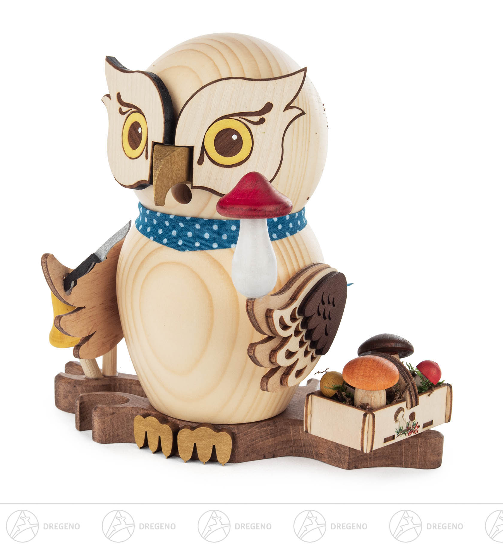 Räuchereule Pilzsammler