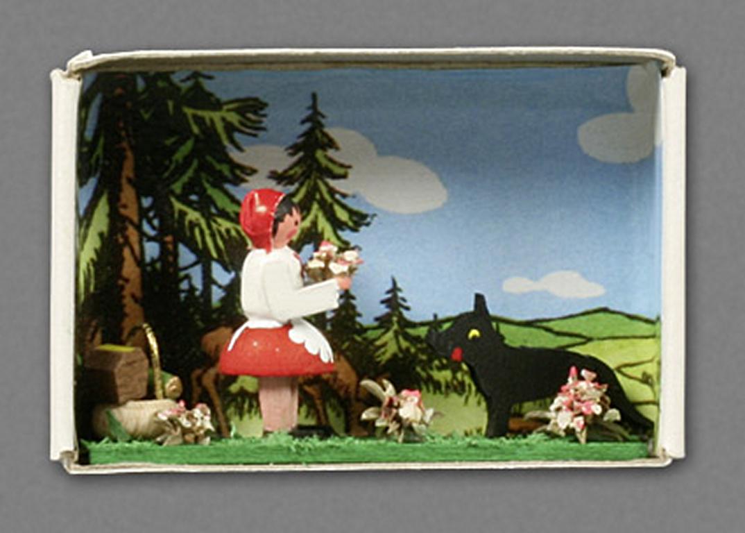 Zündholzschachtel Rotkäppchen Zündholzschachtel Rotkäppchen