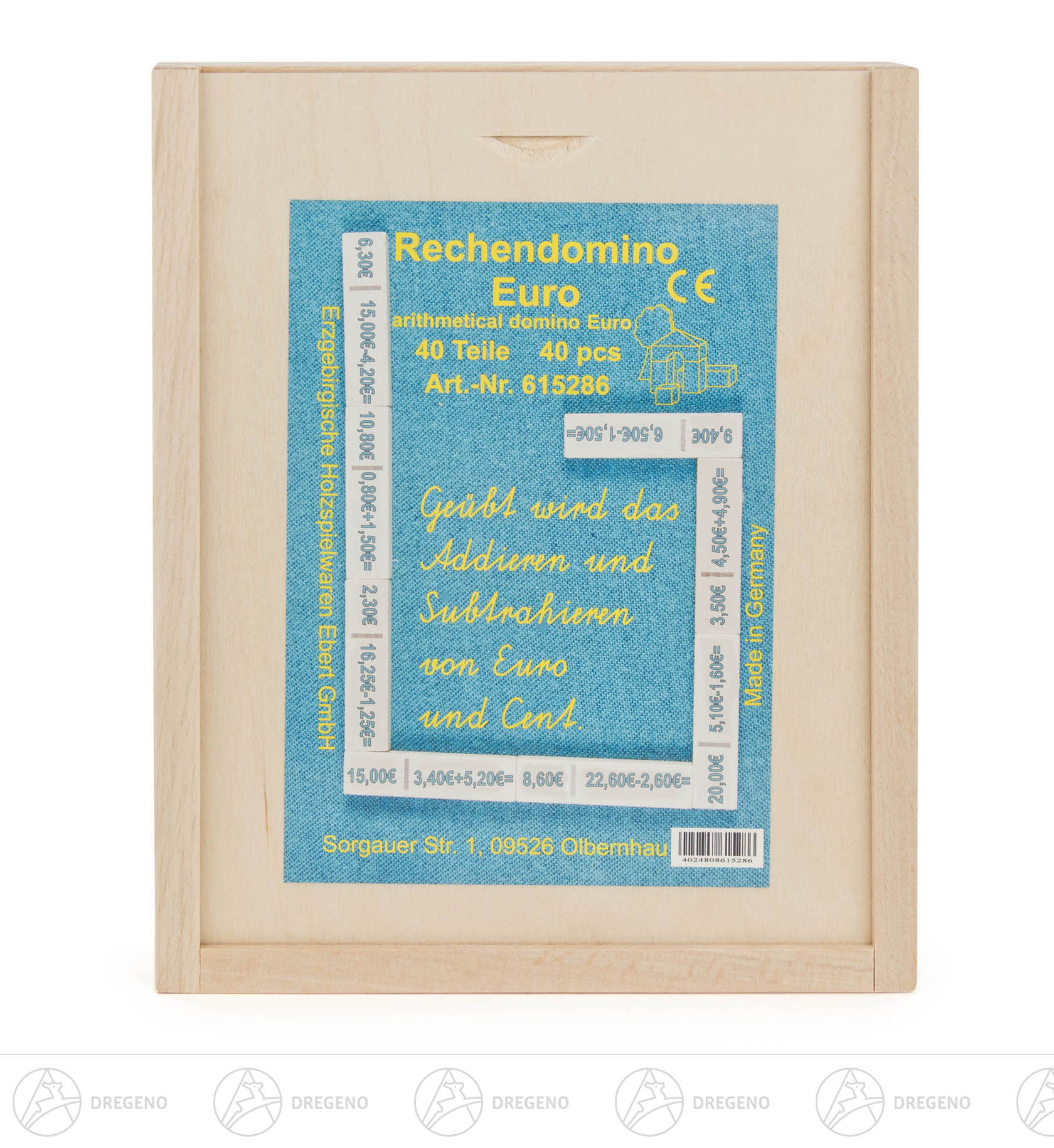 Rechendomino Euro 40 Teile