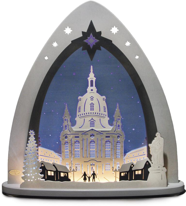 Lichterspitze LED Dresdner Frauenkirche 52,0 x 53,5 x 9,0 cm