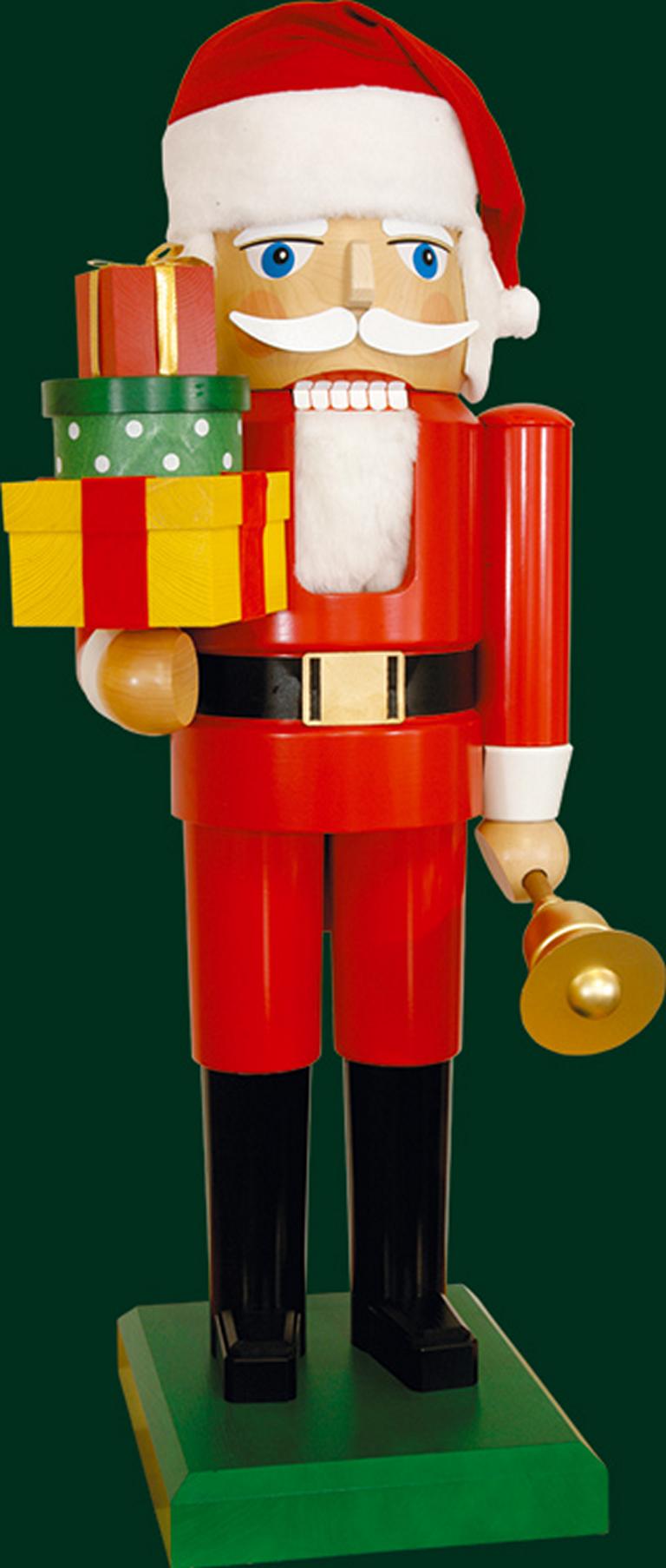 Nussknacker Santa mit Geschenken 120 cm Nussknacker Santa mit Geschenken 120 cm