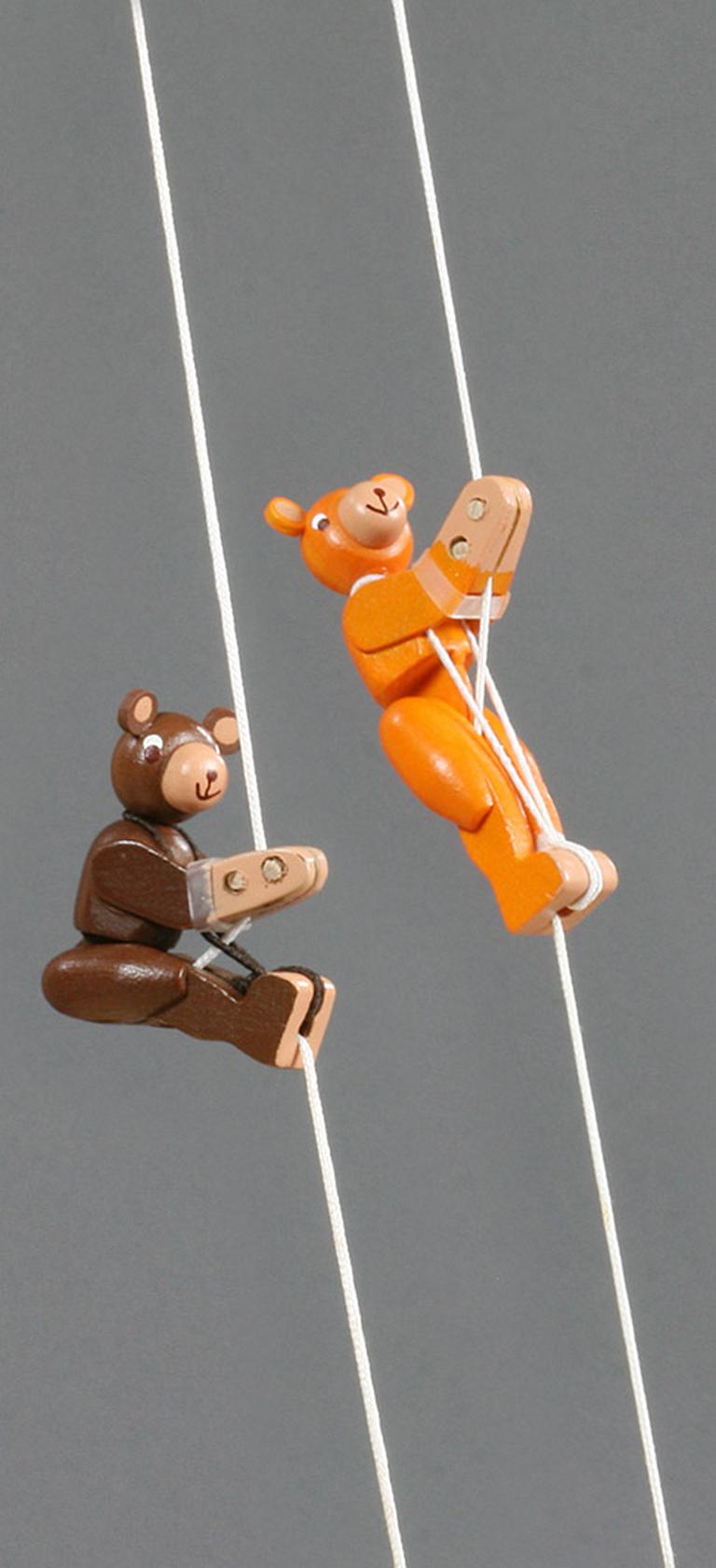 Kletterfigur Teddybär mit gelbem Fell