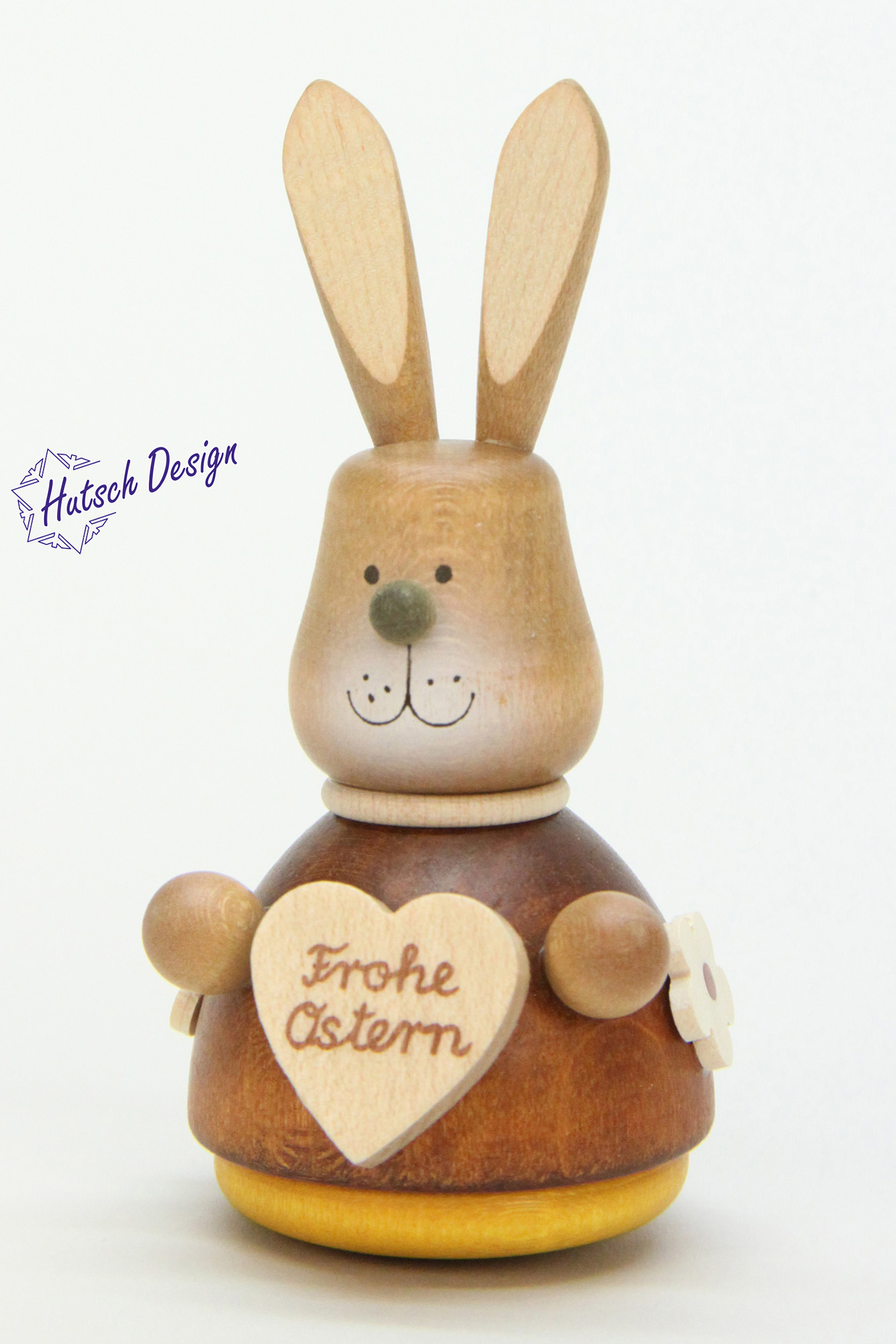Wackelhase mit Herz natur 9,8 cm Wackelhase mit Herz natur 9,8 cm