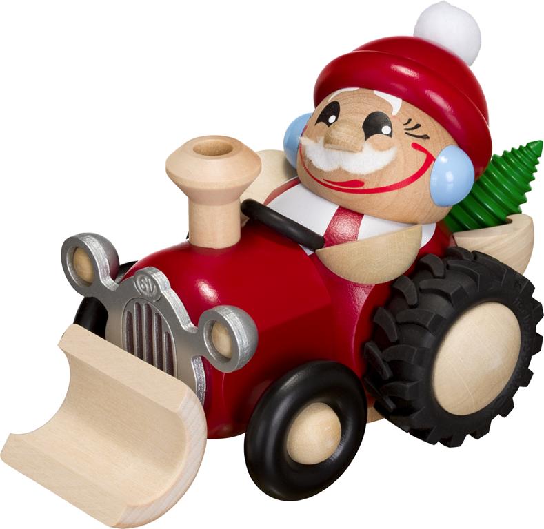 Nikolaus im Traktor 11cm