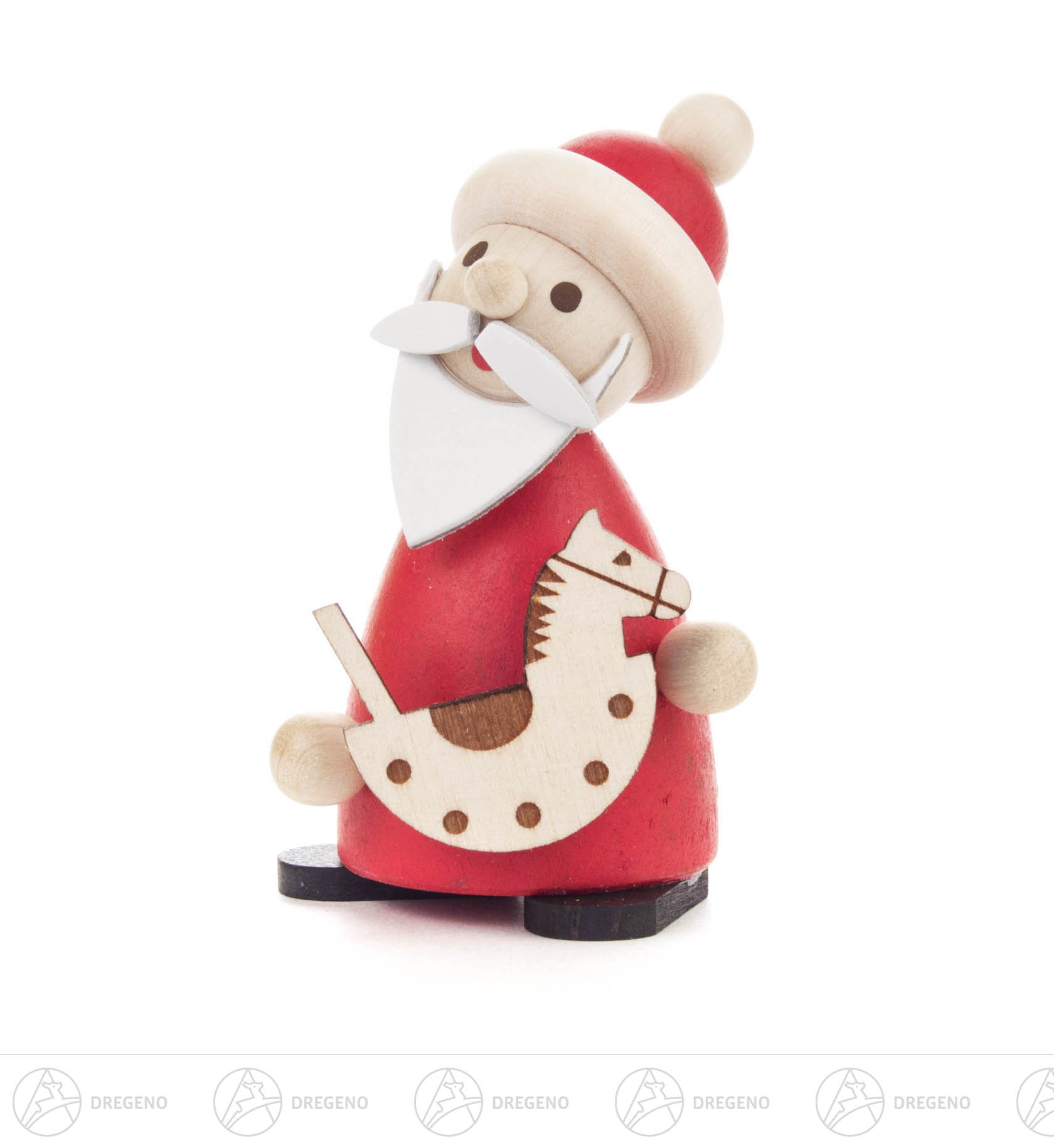 Ruprecht mit Schaukelpferd 7cm