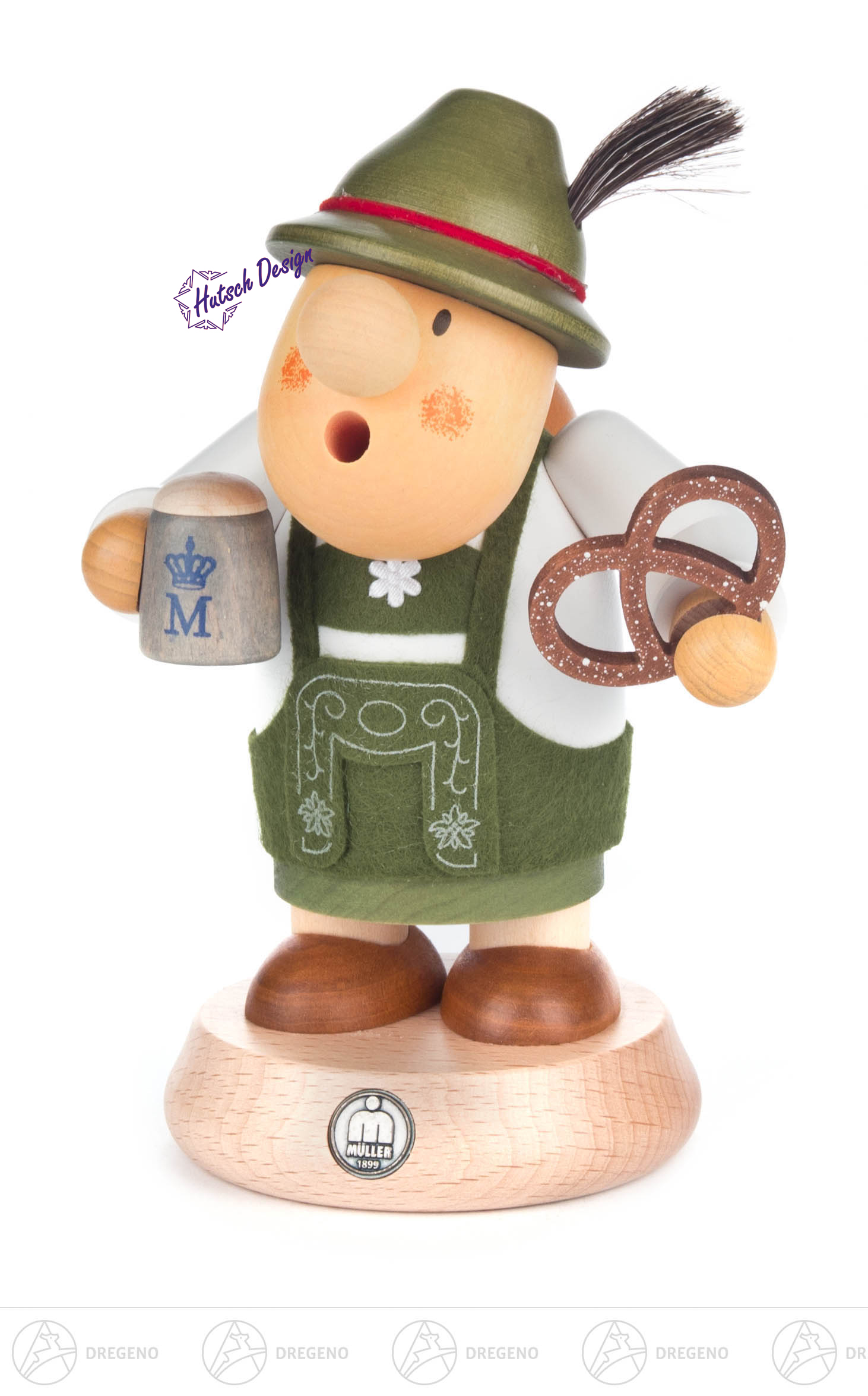 Räuchermann Müllerchen Bayer in Tracht