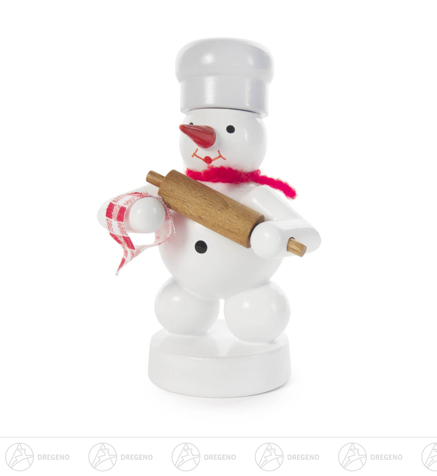 Schneemann mit Nudelholz 8cm Schneemann mit Nudelholz 8cm