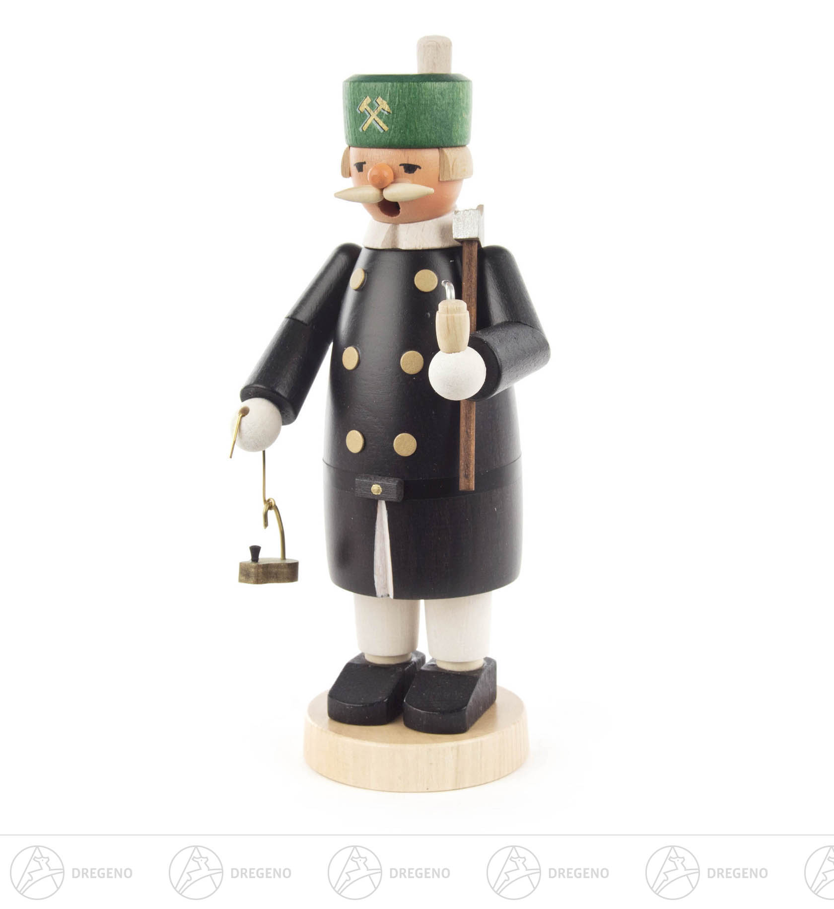 Räuchermann Bergmann mit Steigerhacke