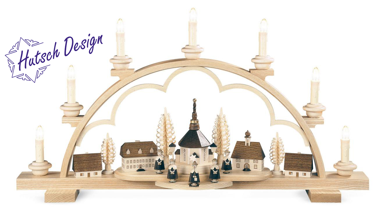 Schwibbogen Seiffener Dorf, natur