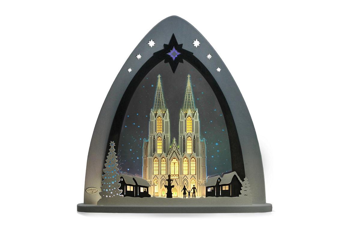 Lichterspitze LED Kölner Dom 52,0 x 53,5 x 9,0 cm Lichterspitze LED Kölner Dom 52,0 x 53,5 x 9,0 cm