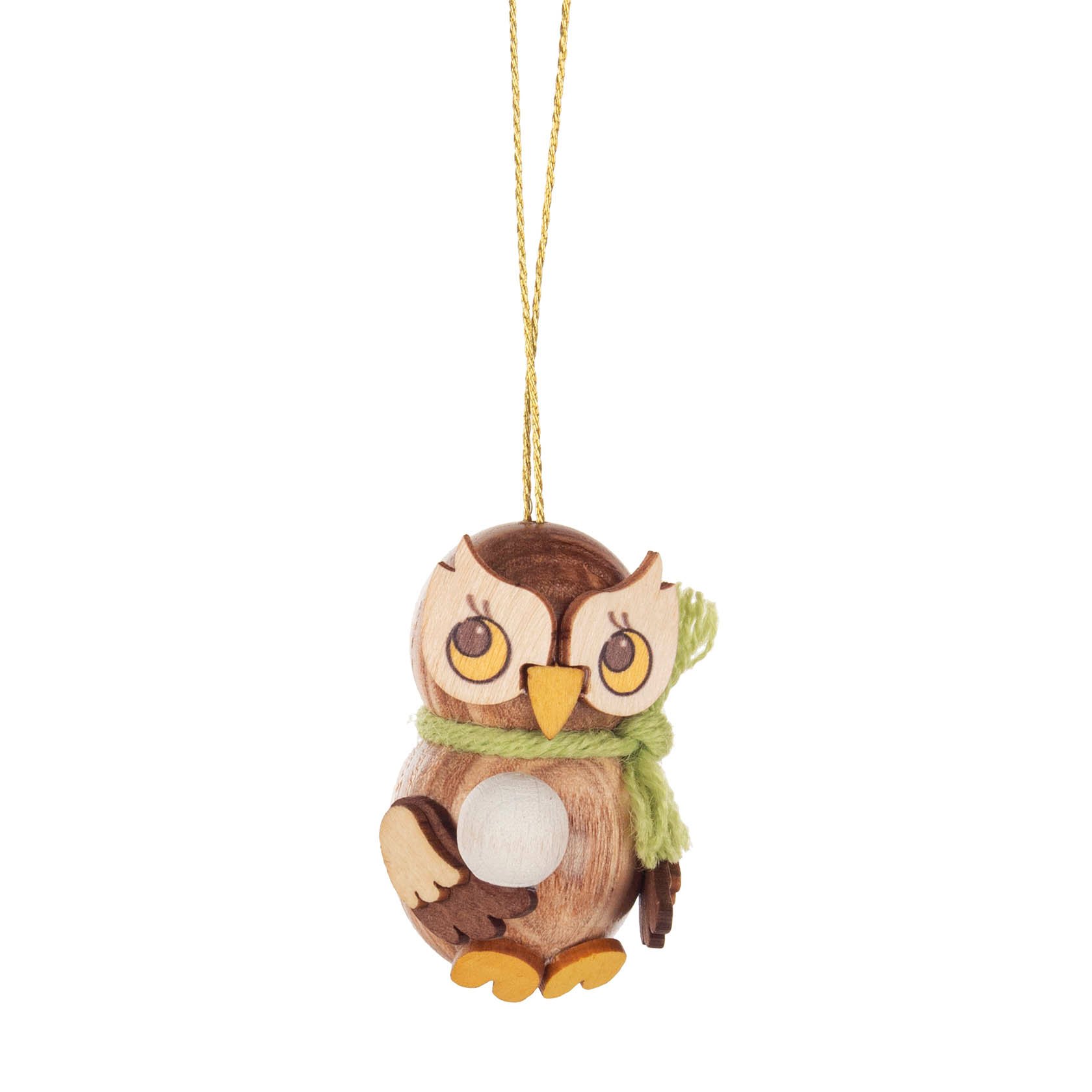 Behang Eulenkind mit Schneeball 4cm Behang Eulenkind mit Schneeball 4cm