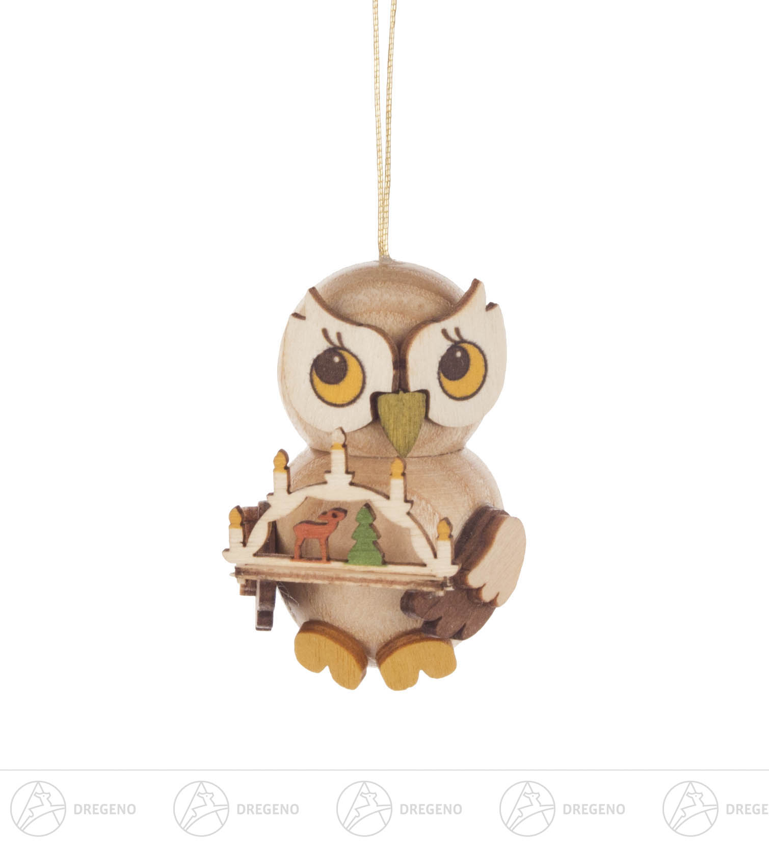 Behang Eulenkind mit Schwibbogen 4cm Behang Eulenkind mit Schwibbogen 4cm