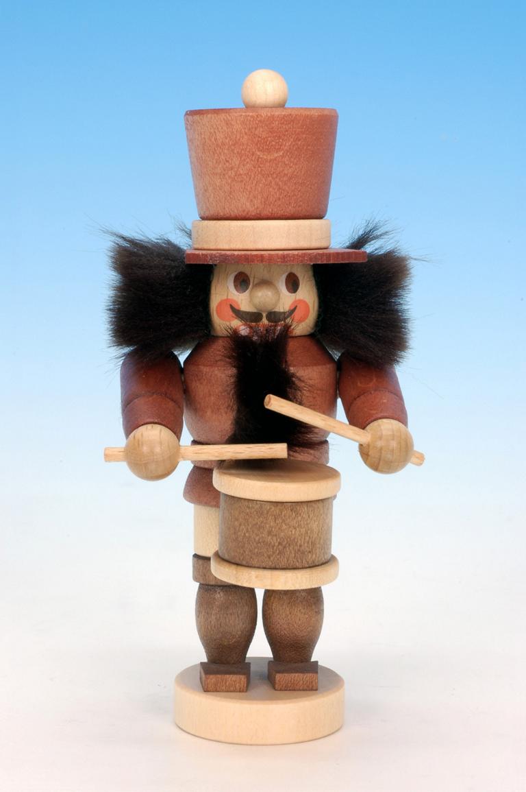 Nussknacker Mini Trommler natur  10,5 cm