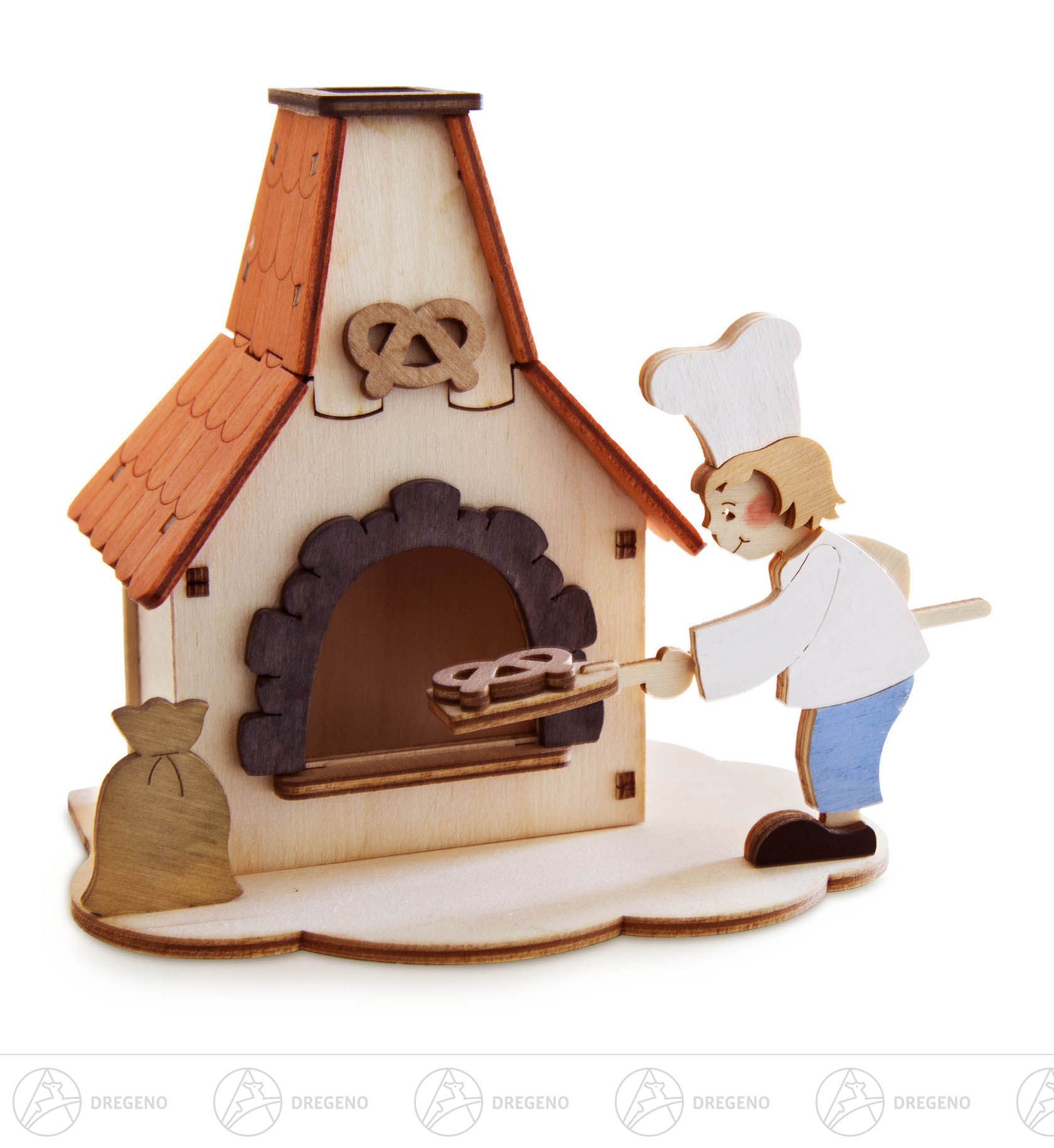 Bastelset Räucherkerzenbackofen 12cm