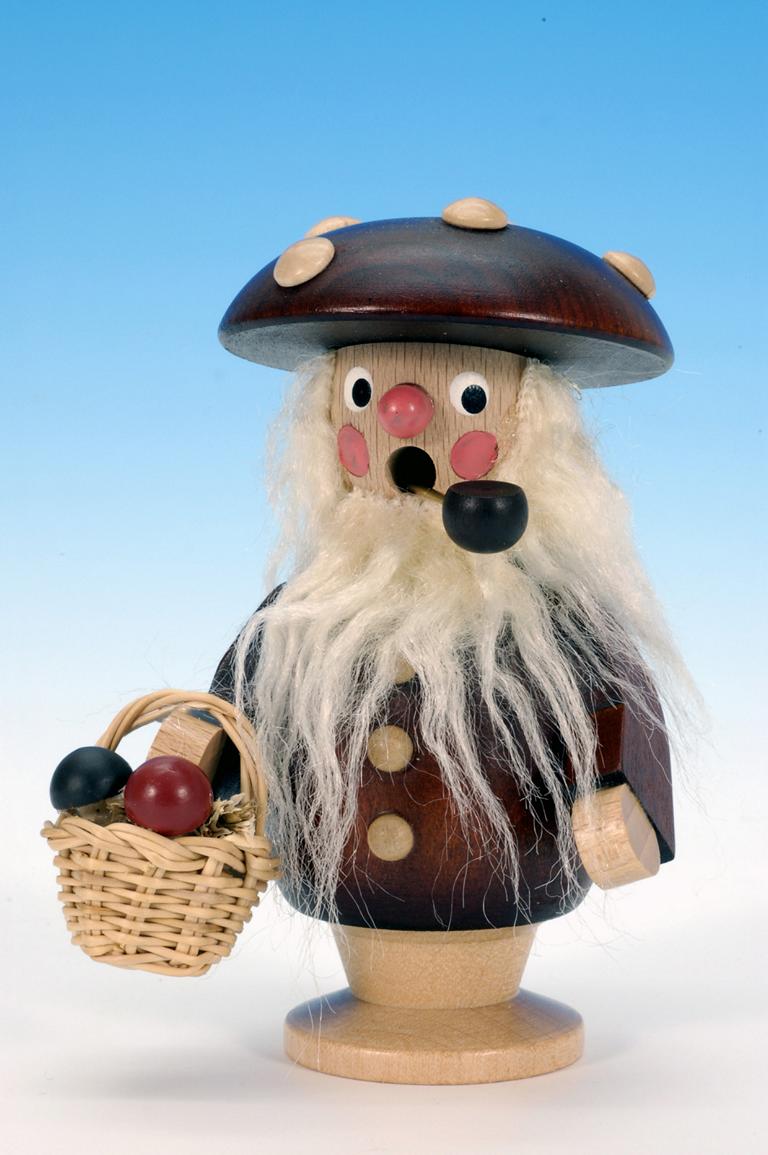 Räuchermann Pilzmannl natur 10,0 cm Räuchermann Pilzmannl natur 10,0 cm