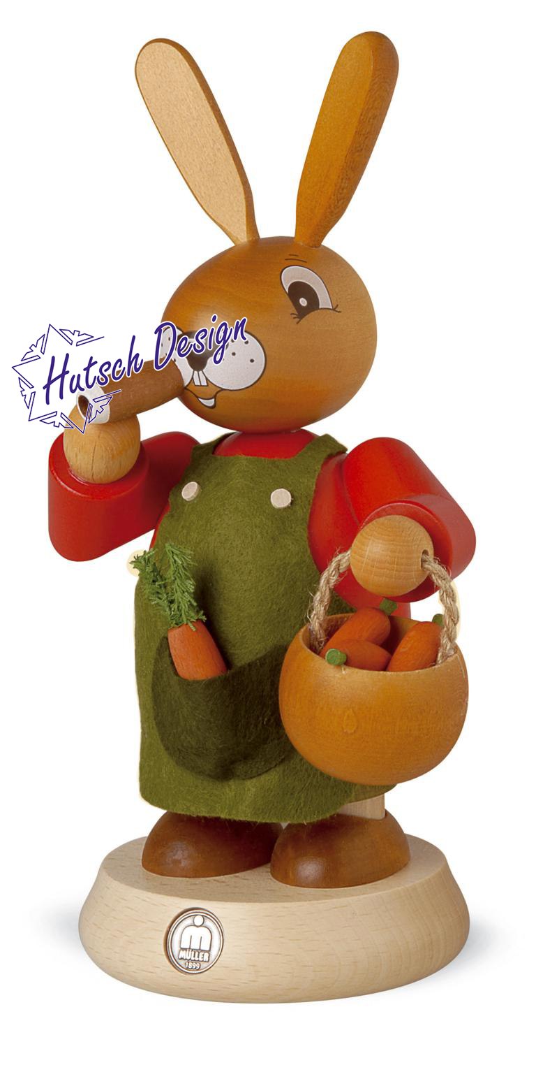 Räucherhasenmann farbig, groß Räucherhasenmann farbig, groß