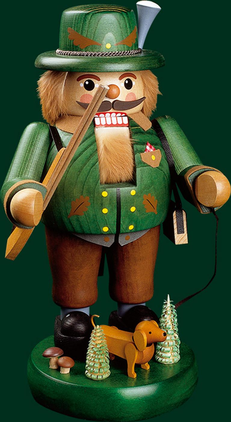 Nussknacker Förster mit Dackel  33 cm
