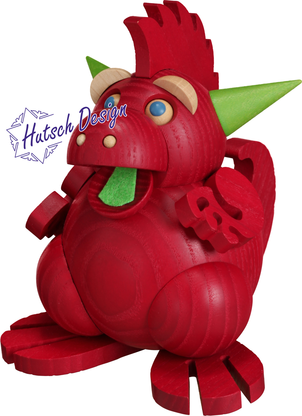 Raeucherdrache Feuerspucker 12cm Raeucherdrache Feuerspucker 12cm