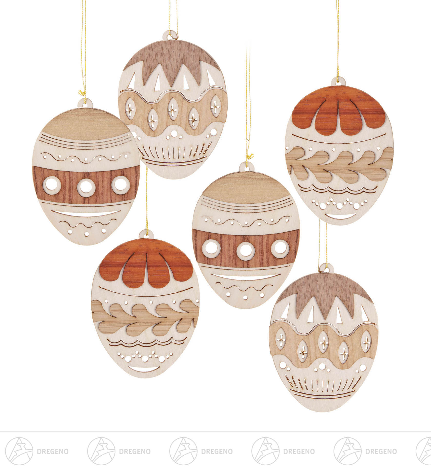 Behang Ostereier (6) 6cm