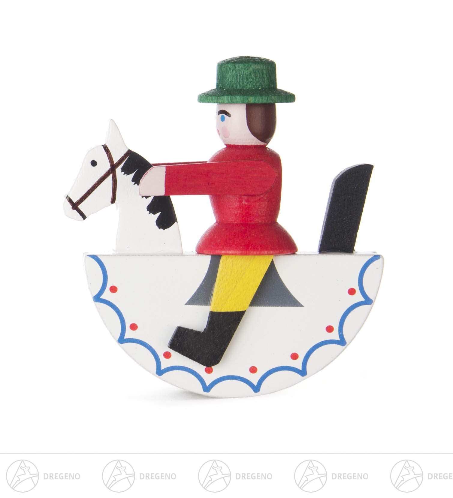 Mini-Reiterlein rot, 5cm