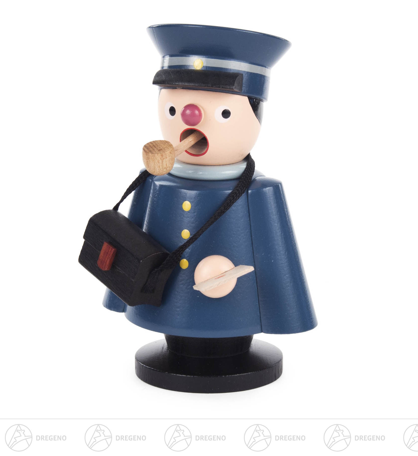 Räuchermann Briefträger 13cm