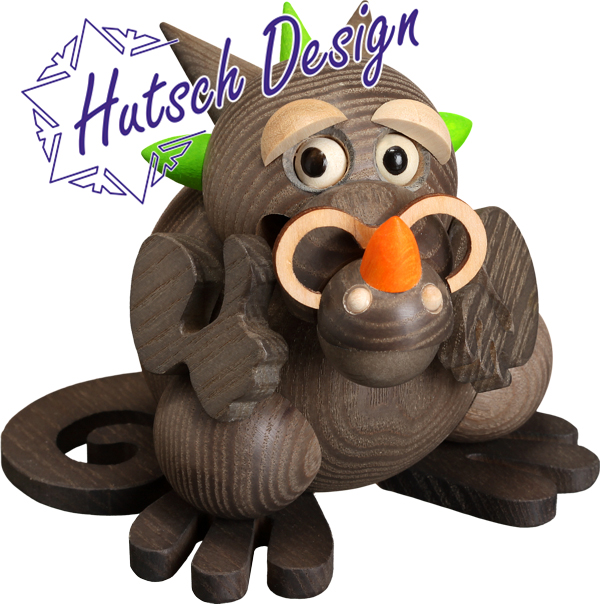 Raeucherdrache Opa 9cm Raeucherdrache Opa 9cm