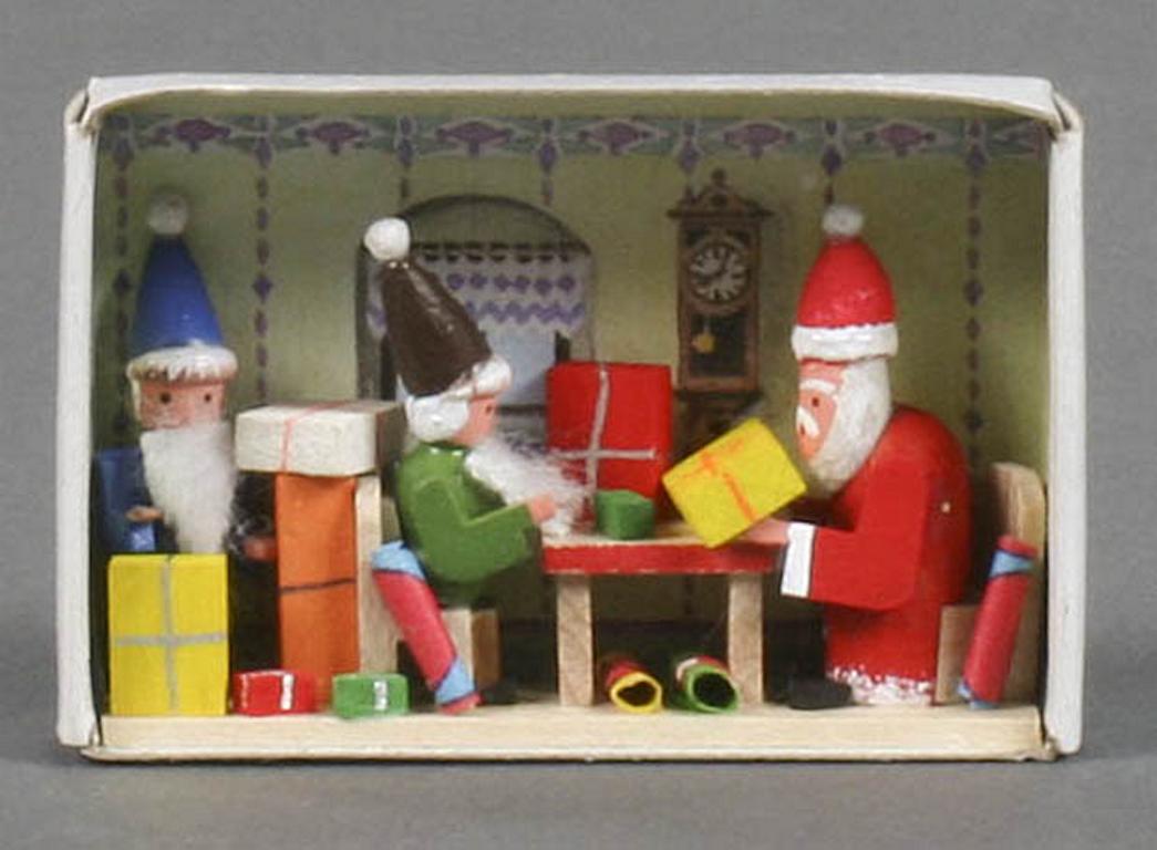Zündholzschachtel Weihnachtsüberraschung Zündholzschachtel Weihnachtsüberraschung