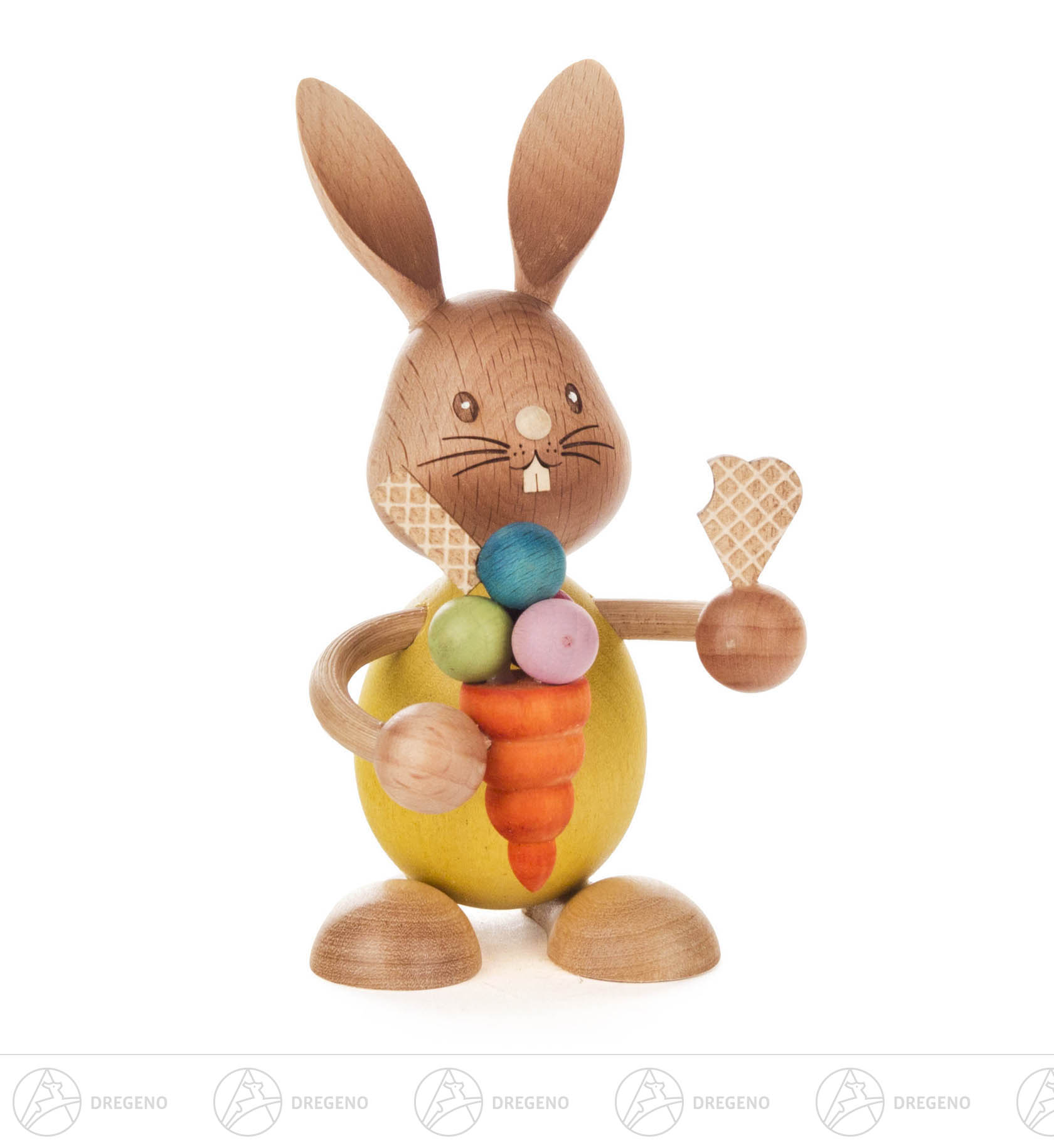 Hase Stupsi mit Eis 13x9cm Hase Stupsi mit Eis 13x9cm