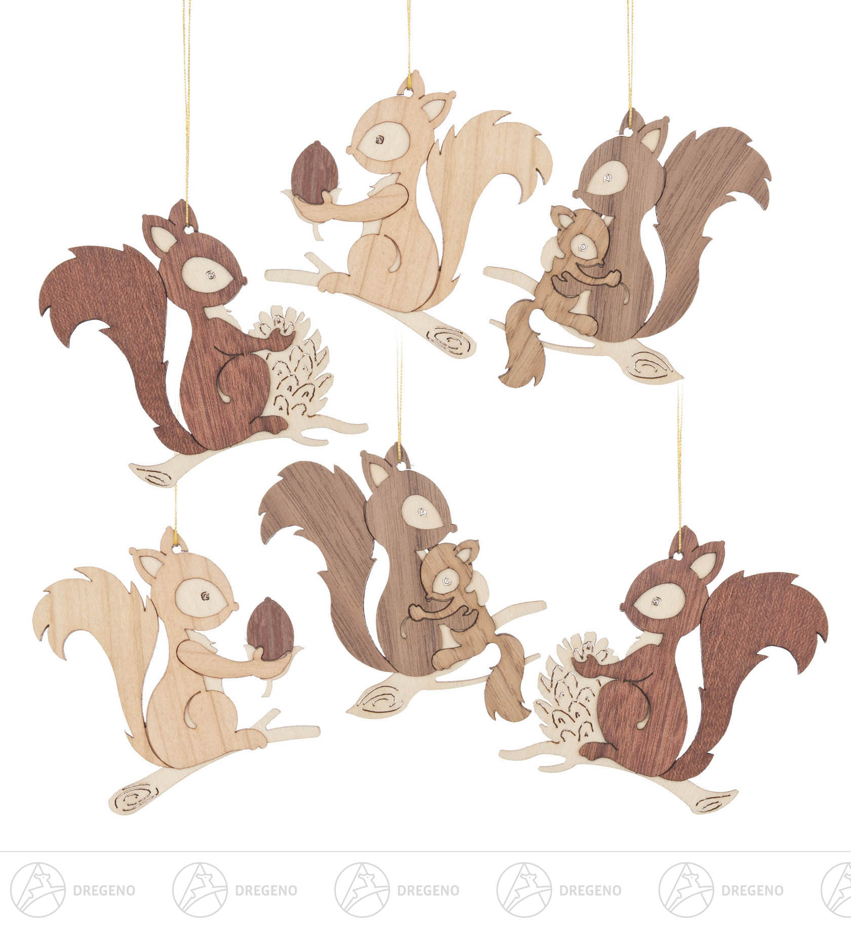 Behang Eichhörnchen (6) 7cm