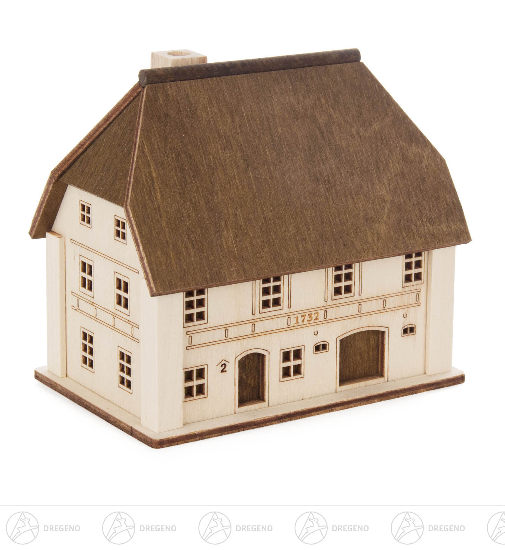 Lichterhaus Bauernhaus 9cm