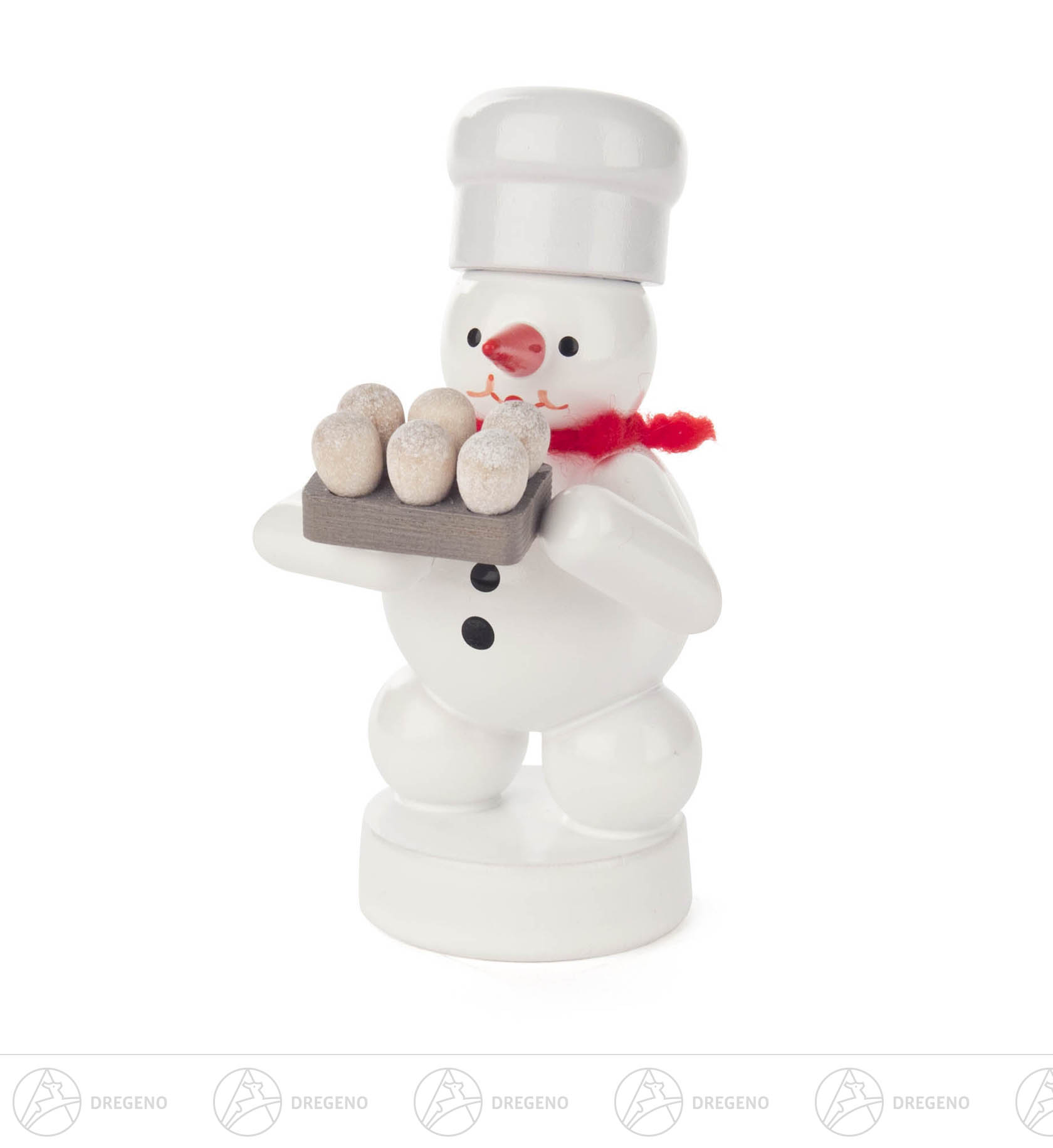 Schneemann Bäcker mit Eiern 8cm Schneemann Bäcker mit Eiern 8cm