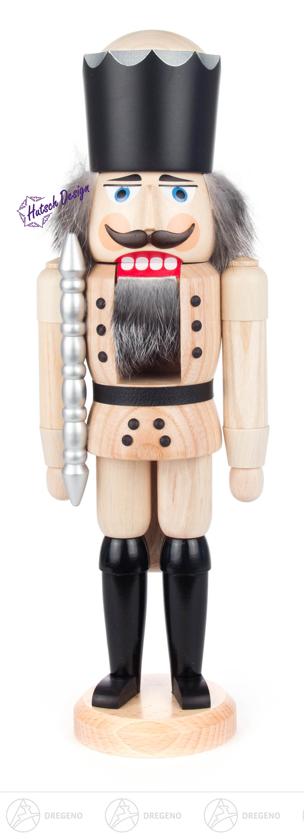 Nussknacker König natur, 39cm