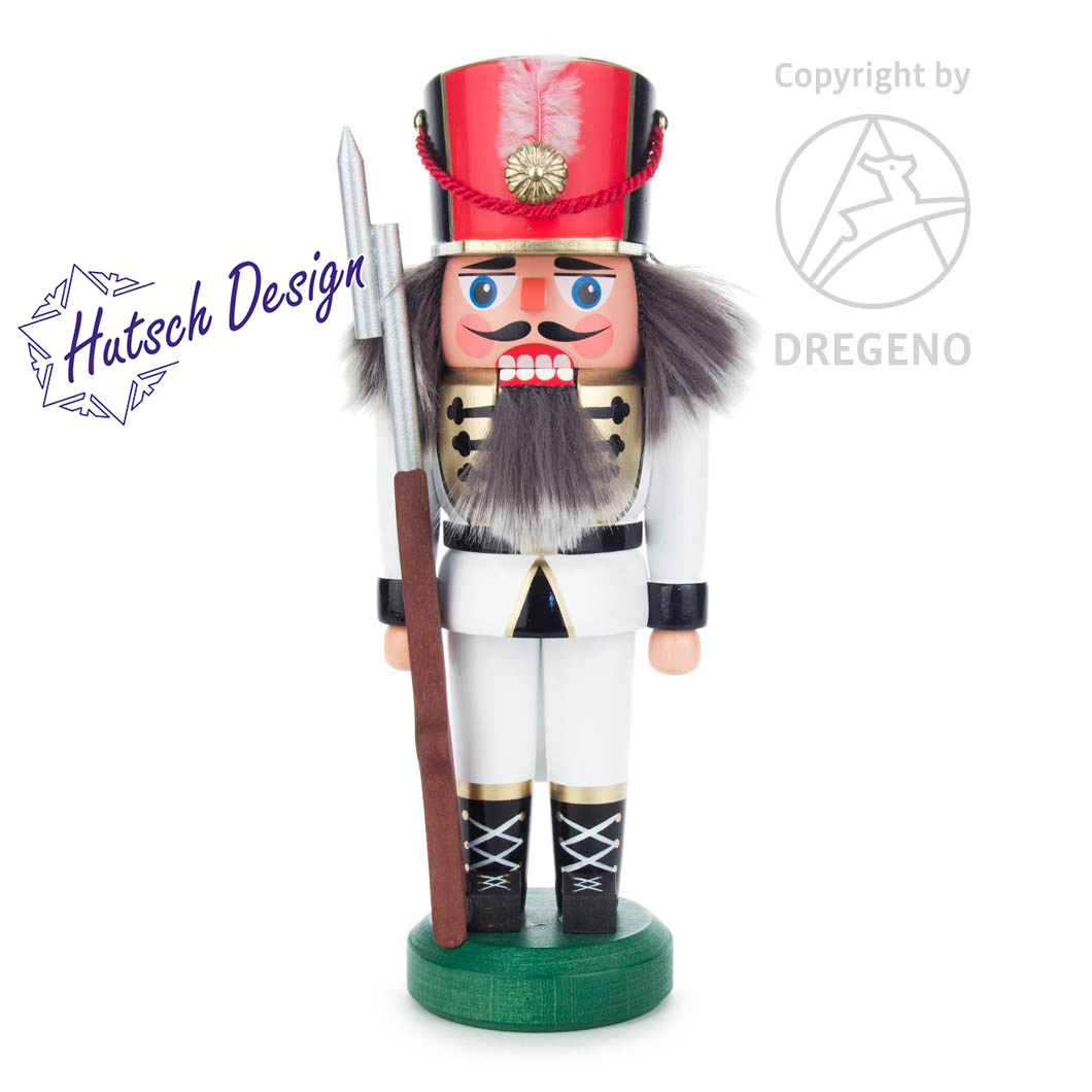 Nussknacker Soldat weiß, 22cm