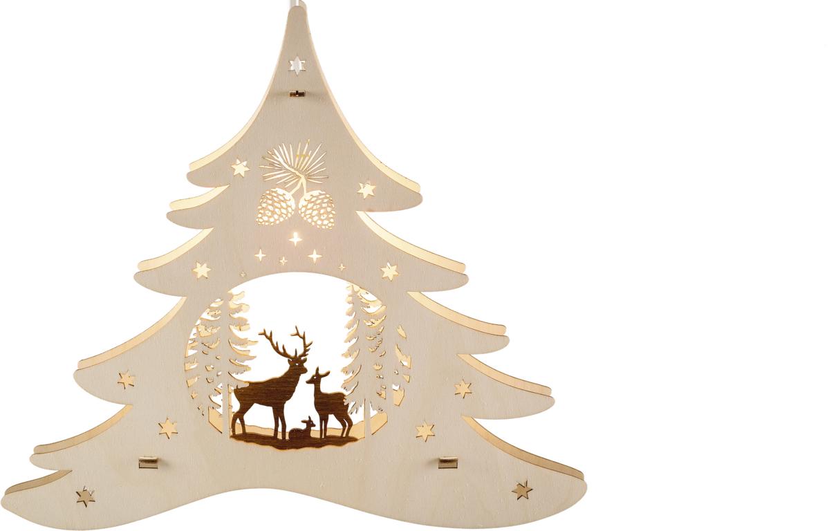 Fensterbild Tannenbaum Waldmotiv 31,5 x 28,5 x 5,0 cm Fensterbild Tannenbaum Waldmotiv 31,5 x 28,5 x 5,0 cm