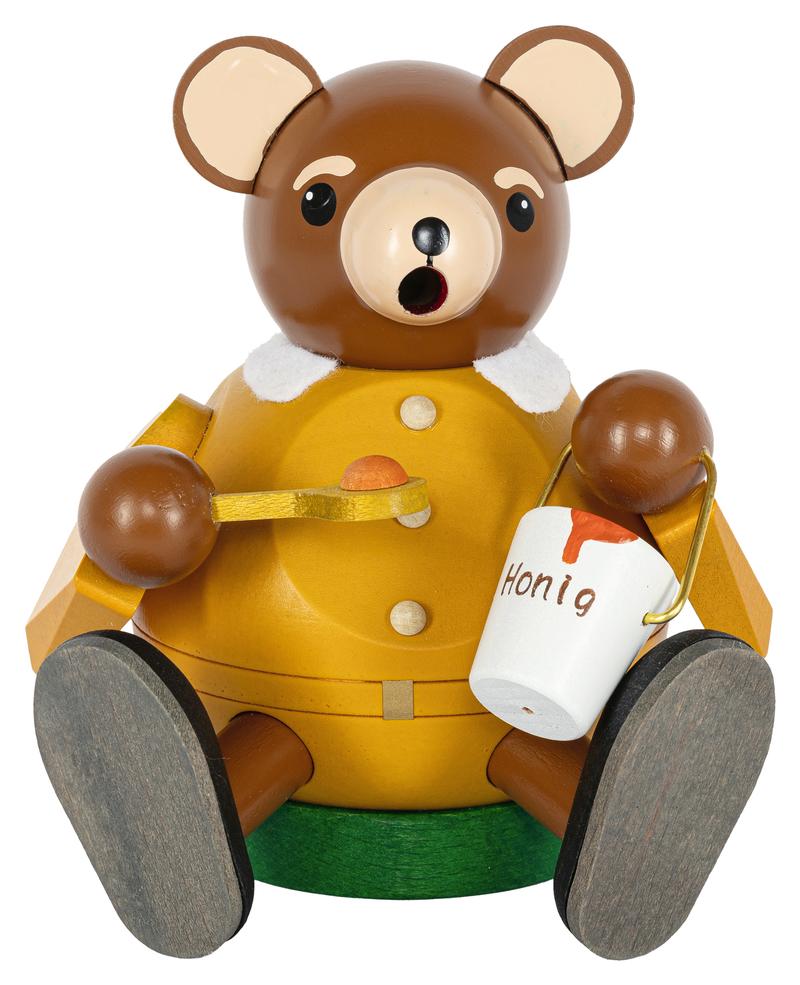 Rauchfigur Bär sitzend 13cm