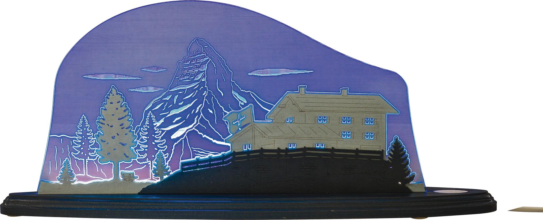 Motivleuchte Matterhorn 47,0 x 21,0 x 8,2 cm