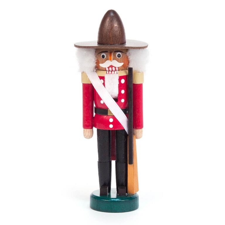 Nussknacker Kanadier rot-schwarz, 13cm Nussknacker Kanadier rot-schwarz, 13cm