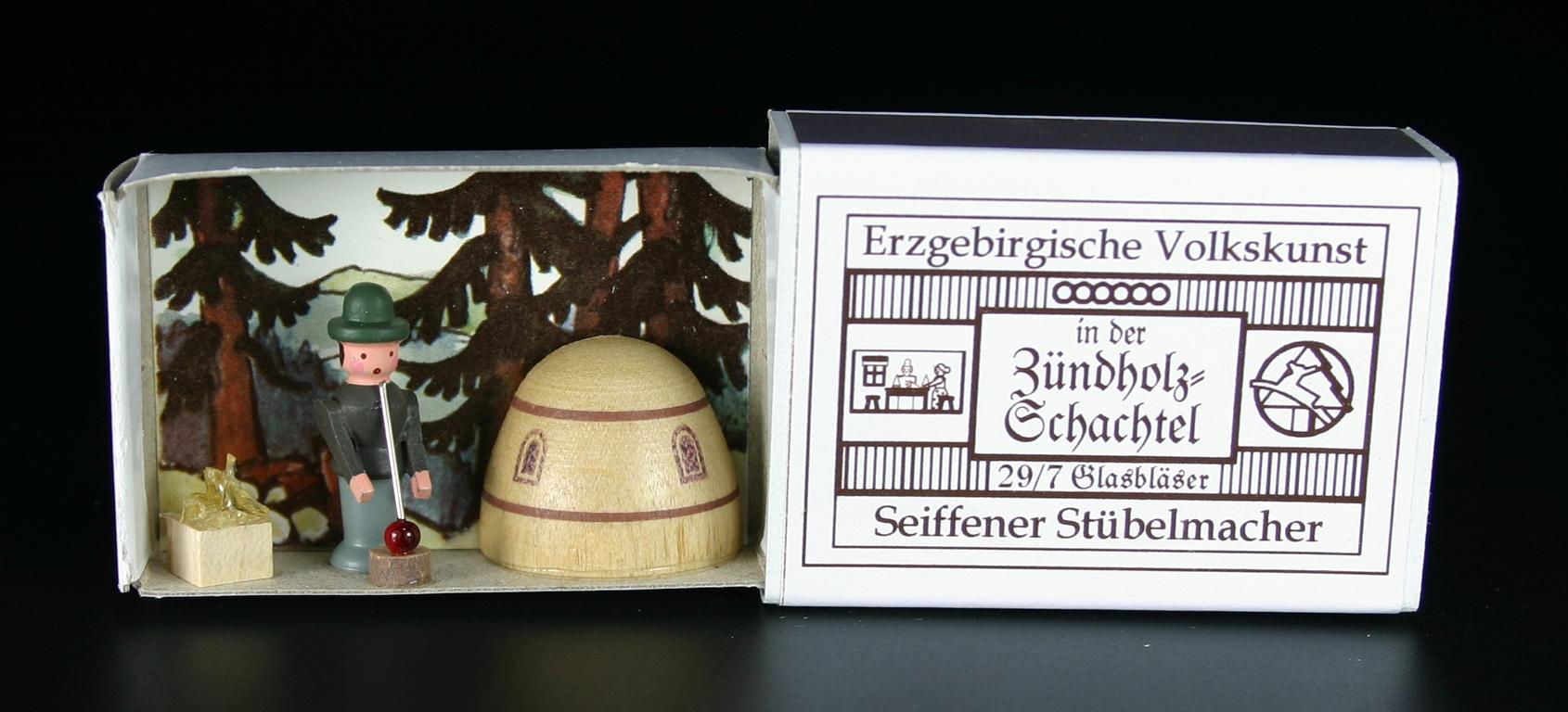 Zündholzschachteln Glasbläser Zündholzschachteln Glasbläser