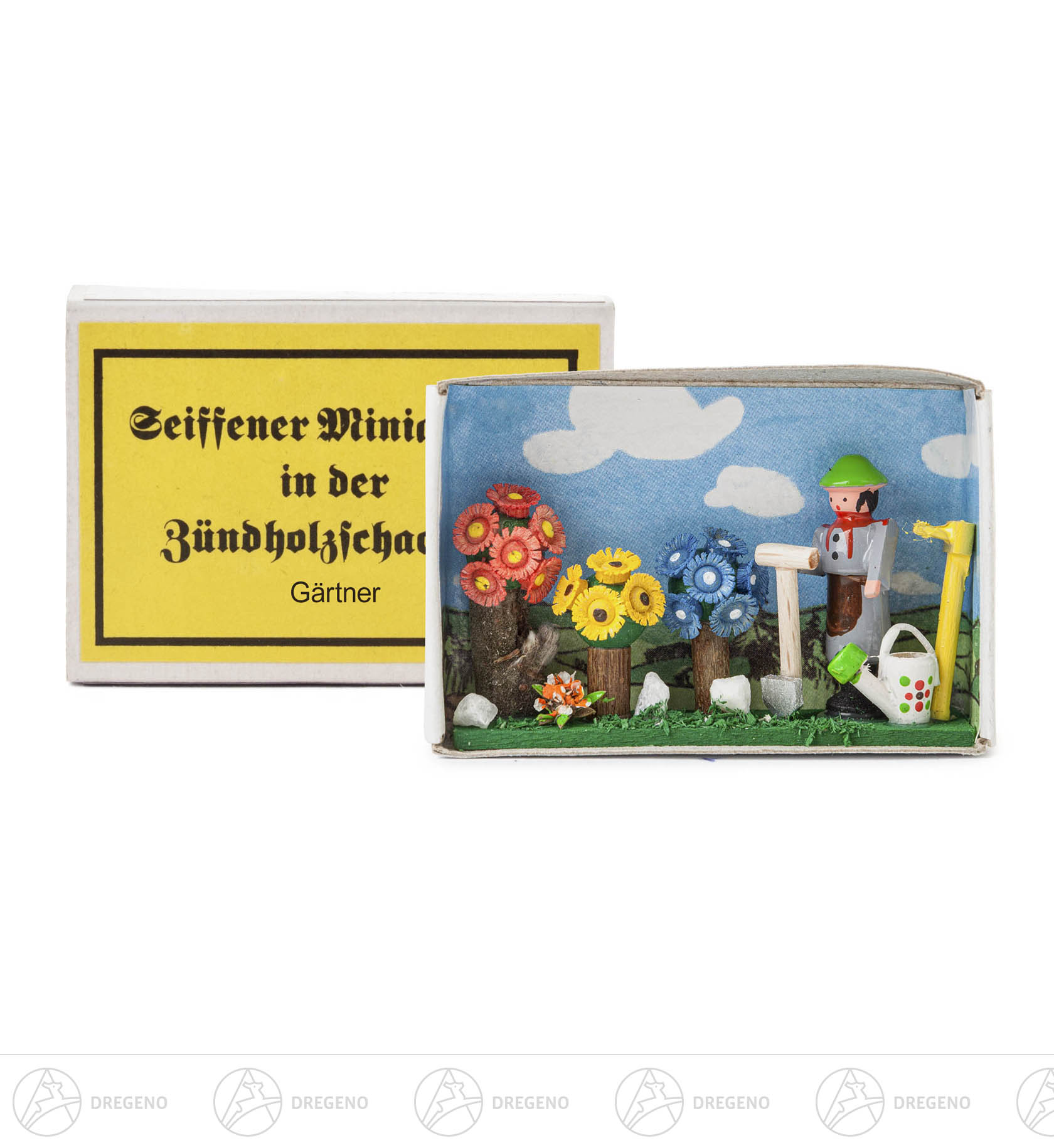 Zündholzschachtel Gärtner Zündholzschachtel Gärtner
